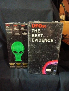 UFOs THE BEST EVIDENCE Collectors Edition 3 VHS 1994 Aliens EXCELLENT TESTED - Picture 1 of 11