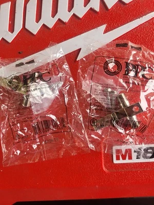 PPC GBS81R 2.5GHz F-Pin Coaxial Grounding Block + 2 Mounting Screws (10 Pack) - Image 1 of 4