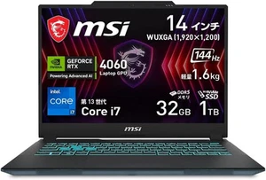MSI gaming notebook PC Cyborg14 Corei7 RTX4060/14in WUXGA/32GB/1TB/Cyborg-14-A13 - Picture 1 of 7