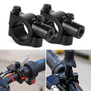 Mirror Mounts Anti-rust Bar Black Handle New Made From Good Alluminum Alloy - Picture 1 of 9