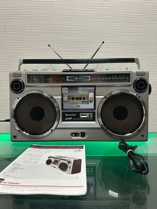 SHARP GF-303ST THE SEARCHER Boombox AM/FM Radio Cassette Tested Working Japan - Picture 1 of 10