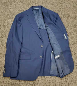 $ 895 neu Jack Victor Midland Blazer Herren 42 R blau Super 110s Wolle Sport Mantel - Bild 1 von 9