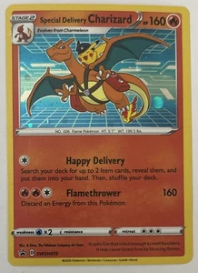 Special Delivery Charizard SWSH075 Sword & Shield Promo Card Holo - Picture 1 of 3