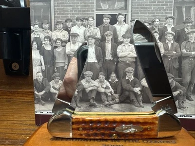 Case XX Canoe Harvest Orange Bone Pocket Worn 2006 Mint In Box - Image 1 of 3