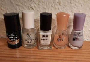 Nagellack Konvolut essence p2 Rival de Loop lila pfirsich glitzer Überlack - Bild 1 von 1