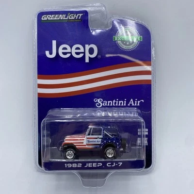 Greenlight 1:64 1982 Jeep CJ-7 / Santini Air American Theme - Image 1 of 3