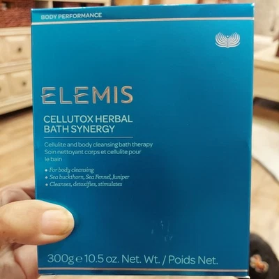 Elemis Cellutox Herbal Bath Synergy caja de 10 paquetes NUEVO 300 g/10,5 oz peso neto Foto 1 de 4