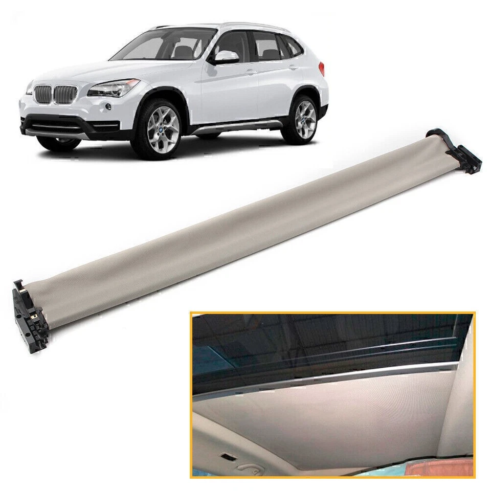 Gray SunShade Sunroof Curtain Cover Assembly For BMW X1 F48 F45 F46 2007-2016 - Image 1 of 4