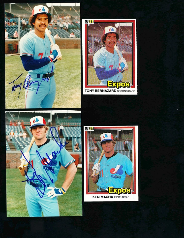 ORIGINAL ARTWORK 1981 Donruss Autographed KEN MACHA 3 1/2" X 5" Photo w/COA - Image 1 of 1