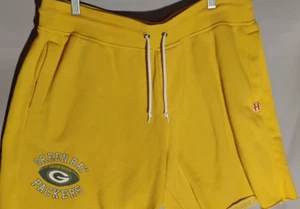 Green Bay Packers NFL Men's XL 0nfield training Homage Fleece Shorts /Pockets - Picture 1 of 5
