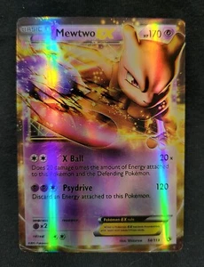 MEWTWO EX 54/113 Legendary Treasures Ultra Rare Holo Pokemon Card MISPRINT *READ - Picture 1 of 3