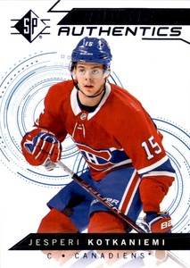 2018-19 SP Blue #130 Jesperi Kotkaniemi