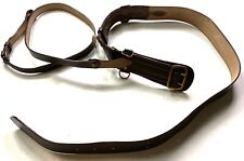 WWI WWI US ARMY SAM BROWNE OFFICER NCO LEATHER FIELD BELT & STRAP-SIZE 1 (32-38)