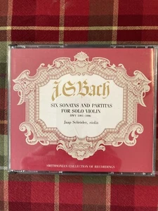 JAAP SCHRODER   BACH  Sonatas and Partitas  SMITHSONIAN COLLECTION  NM - Bild 1 von 6