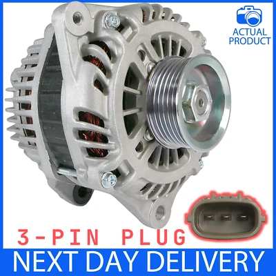 for NISSAN ELGRAND E51 V6 3.5 PETROL 23100 EG010 A3TJ0691 3-PIN NEW ALTERNATOR - Image 1 of 4