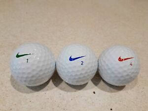 (3) Nike 20X1.X 3 Colours Collectable Limited Edition Golf Balls. New. Rare
