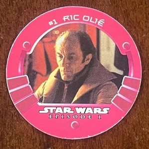 STAR WARS EPISODE 1 - GAME MEDALLION #1 RIC OLIE - Picture 1 of 2