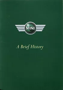 Mini A Brief History 1997 Geschichte des Modells UK Markt Farbverkaufsbroschüre - Bild 1 von 2