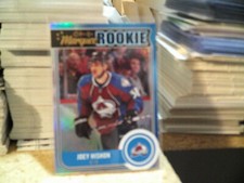 2014-15 O-PEE-CHEE MARQUEE ROOKIE RAINBOW # 531- JOEY HISHON- AVALANCHE- MINT