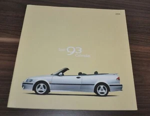 Saab 9-3 1999 2000 convertible folleto Prospekt edición DE - Imagen 1 de 10
