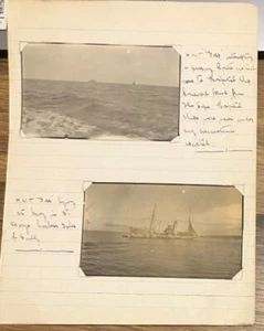 HMT Foss & Hospital Schiff vor den Scilly-Inseln 1. Weltkrieg um 1917 & St Marys Harbour - Bild 1 von 3