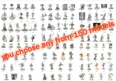3-6-10-20-30-50 PCS, You Choose From 300 kingdom death Models 30mm Resin Unbuild - Image 1 of 4