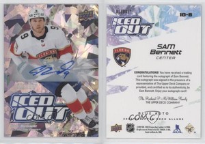 2022-23 Upper Deck Allure Iced Out Auto Sam Bennett #IO-8 Auto