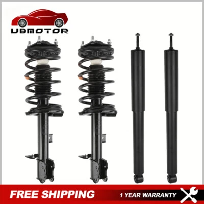 Set 4 Front+Rear Complete Strut Shock Absorbers For Ford Escape Mercury Mariner Foto 1 de 4
