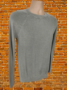BNWT MENS TOPMAN SIZE 3XS xxxs SAGE GREEN KNIT JUMPER SWEATER PULLOVER TOP £32 - Picture 1 of 5