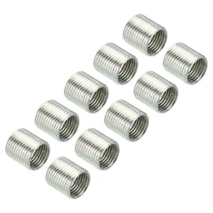 10pcs M12 to M10 Thread Adapters Sleeve Reducing Nut 12mm Screw Pipe Connector - Picture 1 of 5