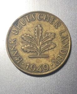 Germany - Federal Republic 10 Pf 1949 J - Picture 1 of 2
