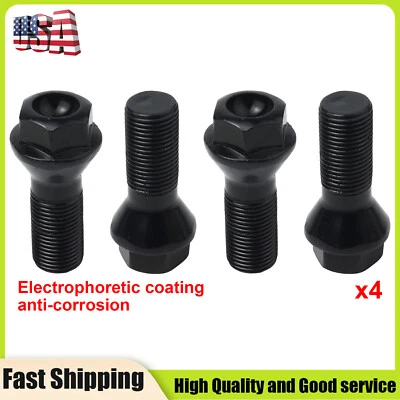 4x Wheel Lug Bolt Nut Steel Universal For BMW X3 X5 E70 E71 F20 F25 36136781151 Foto 1 de 4