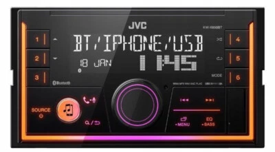 JVC KW-X850BT Autoradio 2DIN mit Bluetooth MP3 USB AUX VarioColor - Bild 1 von 4