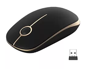 Jelly Comb MS001 Slim Wireless Mouse – 2.4G with Nano Receiver, Lightweight - Picture 1 of 6