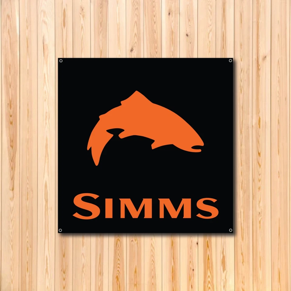 SIMMS FISHING 3'X3' VINYL BANNER - Image 1 of 1