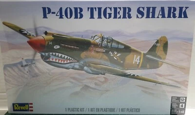 NEW Revell 1/48 P-40B TIGER SHARK Fighter – First US AIR VICTOR of PEARL HARBOR - Image 1 of 4