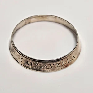 Georgian Decanter Silver Port Wine Collar CALCAVELLA 19th Century Liquor - Picture 1 of 6