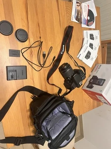 Canon 750D EOS Kamera mit Tasche Digitalkamera Zubehör Paket - Bild 1 von 1