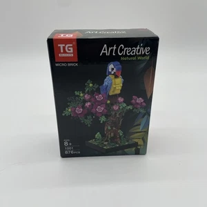 Micro Brick Flower Parrot Toy Building Sets, Home Decor and Office Art Creati... - Picture 1 of 4
