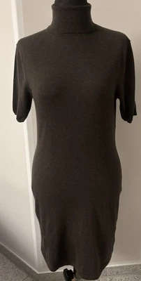 IRIS VON ARNIM Luxus Kleid Neuw.  Gr. L 100 % Kaschmir Super Weich Braun - Bild 1 von 4