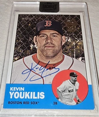 2018 Topps Arches Signature Series Postseason Kevin Youkilis AUTO Yankees #/40 - Image 1 of 4
