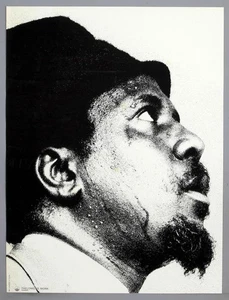 THELONIOUS MONK – mega rare original Riverside jazz promo poster (K. Abe) - Picture 1 of 3