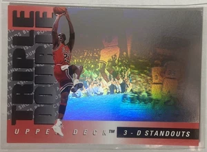 Michael Jordan 1993-94 Upper Deck Triple Double Hologram Insert Card #TD2 - Picture 1 of 5