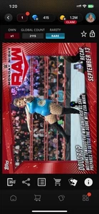 Topps Slam WWE *Digital* 2021 RAW Recap 9/12 - Doudrop 2115cc - Picture 1 of 1