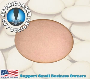 280 mm x 210 mm Oval MDF Holzsockel Lasergeschnittene Rohlinge SCHNELLER VERSAND #1 USA VERKÄUFER - Bild 1 von 5