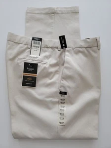 NEW HAGGAR W2W Work Weekend Non Iron Classic Fit Pants Sz 38x32 Hidden Waistband - Picture 1 of 5