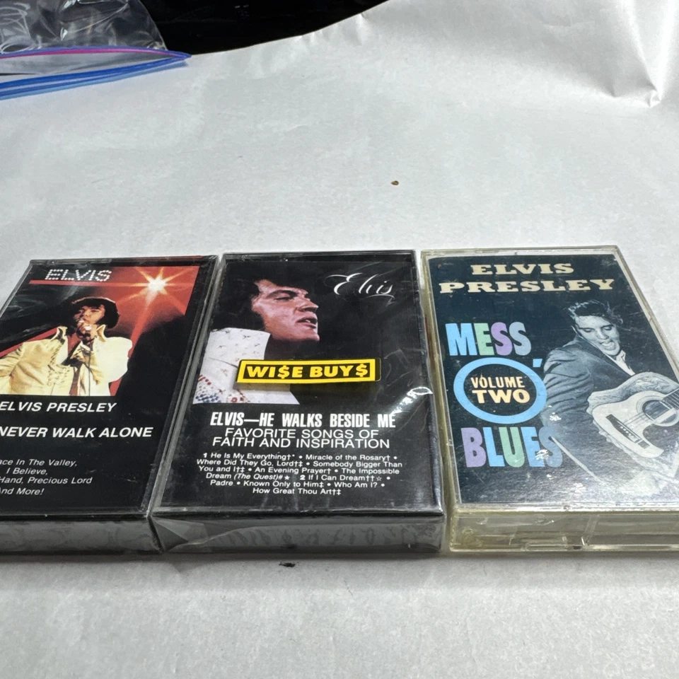 He Walks Beside Me: Favorite Songs by Elvis Presley (Cassette, RCA)