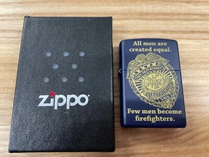 Encendedor Zippo personalizado genuino "Zippo Planeta FireFighter" grabado gratis - Imagen 1 de 6
