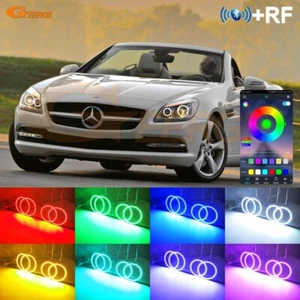 For Mercedes Benz SLK Class R172 Multi Color RGB LED Angel Eyes Bluetooth APP - Bild 1 von 6