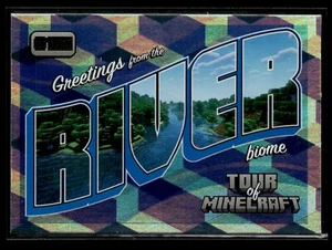 2024 Panini Minecraft - Tour Minecraft Cubic Foil - #186 River Biome - Picture 1 of 2